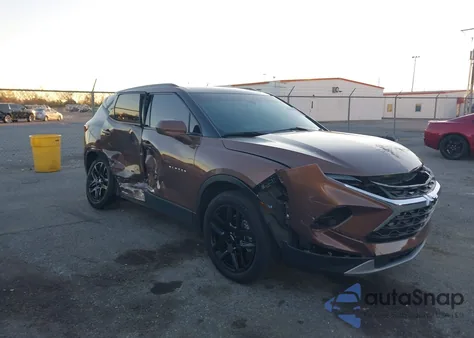 2023 Chevrolet Blazer Fwd 2Lt из США, поврежденный, VIN 3GNKBCR4XPS122112